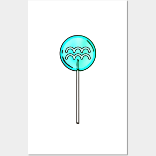 Aquarius Lollipop Posters and Art